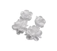 PAMTIER Fiore Orecchini per Donne Drop Boho Grande Vintage Dichiarazione Rosso Nero Post Estetica Delicato Acciaio Inossidabile Retro Esagerato Stud Grande Colorato Gioielli Bianco