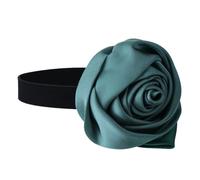 PAMTIER Rosa Fiori Collane per Donne Grande Choker Floreale Statement Elegante Personalised Vintage Delicate Colorati Gioielli Verde Blu Lago