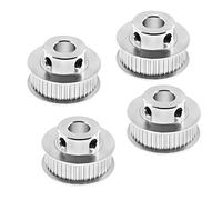 Pamtns Puleggia della Cinghia di Distribuzione della Stampante 3D 4 Pezzi Puleggia Cinghia Dentata GT2 Alluminio Timing Puleggia Alluminio GT2 puleggia 2GT Ruota Sincrona per Stampante 3D