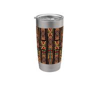 Pan Africa Colore Modello Africano Bicchiere termico in acciaio inox doppia parete
