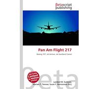 Pan Am Flight 217: Boeing 707, Jet Airliner, de Havilland Comet