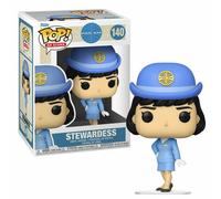 Pan Am Hostess 9.5cm Pop Vinile Figura 140 Ad Icone Nuovo