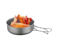 Pan Camp Cookware Pot, Camping Pans Foldable, Lightweight And Portable | Camping Pan Outdoor Cookware Backpacking Gear for Outdoor Hiking Hunting Travel Road Trip RV Home Kitchen Accessories Stove