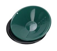 Pan da 26,5 cm in Oro con Filettatura a 90 ° Materiale ABS, Green Black Lightweight Gold Panning per Principianti, Adatto per l'estrazione dell'oro e la prospezione di Placeur