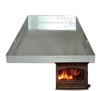 Pan Da Regolabile - Stufa Da in Acciaio Zincato | Casseruola Portacenere, Casseruola Porta Beve, Stufa A Cenere per per Raccogliere Ceneri