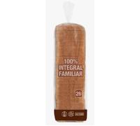 Pan de Molde 100% Integral Familiar, Pane in Cassetta Integrale, 820g, Confezione da 2