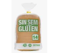 Pan de Molde Sin Gluten Blanco, 500g, Confezione da 3