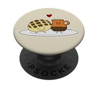 Pan di pane dolce e cioccolata calda messicana PopSockets PopGrip Adesivo