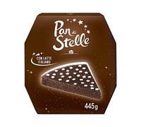 Pan di Stelle Torta Pronta da Gustare al Gusto di Cioccolato per una Merenda Gustosa e Morbida, 445 g