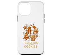 Pan di zenzero che cuoce qui per biscotti Carino bambini Natale Custodia per iPhone 12 mini