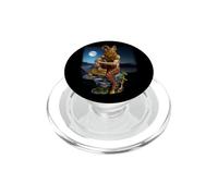 Pan Dio del Selvaggio al chiaro di luna PopSockets PopGrip per MagSafe