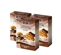 Pan Ducale - Cantuccini al Cioccolato - Biscotti Tradizionali Abruzzesi - 3 x 200 g