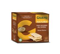 GIUSTO NATURA PAN LEGGERO ALL'AVENA 6X25G