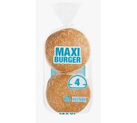 Pan Maxi Hamburguesa, Panini per Hamburger, Confezione da 4, 300g
