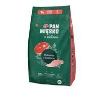 PAN MIĘSKO con erbe cibo secco con manzo e coniglio per cani M 20 kg