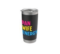 Pan Moglie Energia Pansessuale Bicchiere termico in acciaio inox doppia parete