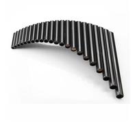 Pan Pipes Flauti Di Pan In Plastica ABS Da 22 Tubi Flauti Di Pan Con Chiave G Strumenti Musicali Popolari Fatti A Mano Flauti Di Pan Per Mano Destra/sinistra(L Black)