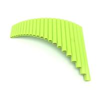 Pan Pipes Flauto Di Pan 22 Tubi Materiale ABS Flauta Flauto Di Pan Strumento Musicale Popolare Fatto A Mano Per Mano Destra/Sinistra(L Green)
