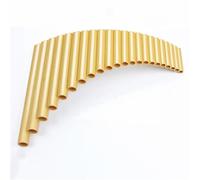 Pan Pipes Flauto Di Pan 22 Tubi Materiale ABS Flauta Flauto Di Pan Strumento Musicale Popolare Fatto A Mano Per Mano Destra/Sinistra(R Gold)