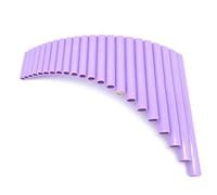 Pan Pipes Flauto Di Pan 22 Tubi Materiale ABS Flauta Flauto Di Pan Strumento Musicale Popolare Fatto A Mano Per Mano Destra/Sinistra(L Purple)