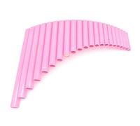 Pan Pipes Flauto Di Pan 22 Tubi Materiale ABS Flauta Flauto Di Pan Strumento Musicale Popolare Fatto A Mano Per Mano Destra/Sinistra(R Pink)