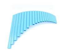 Pan Pipes Flauto Di Pan 22 Tubi Materiale ABS Flauta Flauto Di Pan Strumento Musicale Popolare Fatto A Mano Per Mano Destra/Sinistra(R Blue)
