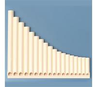 Pan Pipes Flauto Di Pan A 16 Canne E 18 Canne Per Principianti Flauto Di Pan Strumento A Fiato Facile Da Imparare(Beige,18)