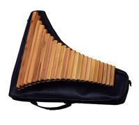 Pan Pipes Flauto Di Pan Di Bambù Amaro Strumento C Flauto Di Pan Professionale A 22 Tubi Con Sintonizzazione G. Suona Il Flauto Di Pan Per La Mano Sinistra(F)