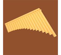 Pan Pipes Flauto Di Pan Principiante 16 Tubi 18 Tubi Principiante C-tune Flauto Di Pan Strumento Per Suonare In Resina Per Adulti(18,D)