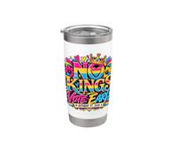 Pan Pride No Kings ottobre 2026 Voto di protesta precoce pansessuale Bicchiere termico in acciaio inox doppia parete