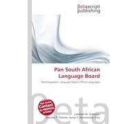 Pan South African Language Board: Multilingualism, Language Rights, Official Languages