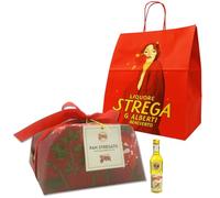 Pan Stregato Panettone 2025 inzuppato con liquore Strega + Mignon Liquore di rinforzo Lievitazione naturale in busta regalo originale