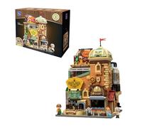PAN TASY Set da costruzione per birrificio artigianale PANTASY per adulti - Modello di fabbrica di microfabbrica di vitage con architettura modulare, meccanismi dinamici, miniature autosviluppate