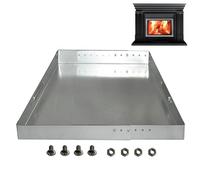 Pan vassoio cenere - griglia in acciaio, supporto in bilancio | Inserto metallico antiruggine regolabile, contenitore cenere