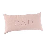 PANA® Cuscino per vasca da bagno (20x40 cm) • Poggiatesta per vasca confortevole • Supporto per il collo • Asciugatura rapida • Rosa con ricamo BAD