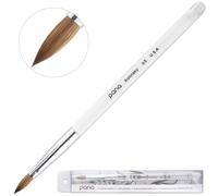 Pana Raffinato 100% Puro Kolinsky Nail Art Pennello Con Ovale Acrilico Manico