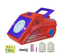 PANACARE - Macchina professionale per bolle con batteria, automatica, per bambini, oltre 10000 bolle al minuto, con soluzione per bolle, giocattolo portatile per bolle d'aria, regalo per compleanni