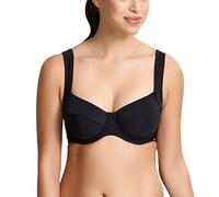Panache Swim Anya Riva - Top bikini con ferretto, supporto laterale, busto completo, spalline regolabili, costume da bagno di lusso non imbottito, nero, 36FF