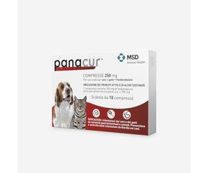 Panacur Compresse 250mg - Vermifugo Per Cani E Gatti, Libera da Giardia, Vermi Tondi e Vermi Piatti