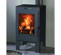 Panadero Stufa a Legna in Ghisa Potenza 6,3 Kw Volume 190 m3 colore Nero - 18710