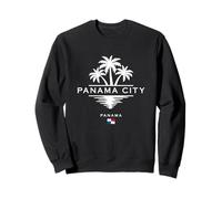 Panama Città Panama Bandiera Palme Felpa