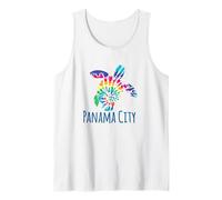 Panama City Florida Beach Tie Dye Batik Loggerhead Tartaruga Canotta