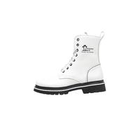 Panama Jack Fortune, Combat Boot Donna, Bianco, 42 EU