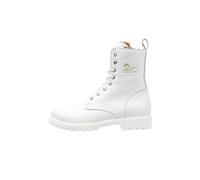 Panama Jack Frisia, Combat Boot Donna, Bianco, 41 EU