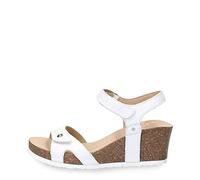 Panama Jack Julia Basics, Sandalo con Zeppa Donna, Blanco B17, 38 EU
