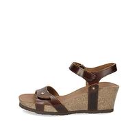 Panama Jack Julia Clay, Sandali con Cinturino alla Caviglia Donna, Marrone (Cuero B1), 42 EU