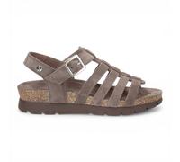 Panama Jack Scarpe Donna Sasha B6 Grigie In Camoscio Espadrillas Con Strappo