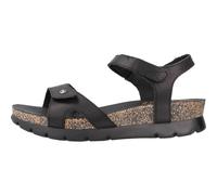 Panama Jack Sulia Basics, Sandali con Cinturino alla Caviglia Donna, Nero (Negro B2), 39 EU