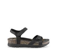 Panama Jack Sulia Basics, Sandali con Cinturino alla Caviglia Donna, Nero (Negro B2), 38 EU