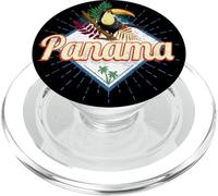 Panama Souvenir vintage delle palme retrò tucano città PopSockets PopGrip per MagSafe